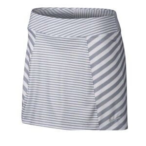 NIKE Golf Skorts Women’s size Large Spandex Dri-fit comfy whitegray summer sport